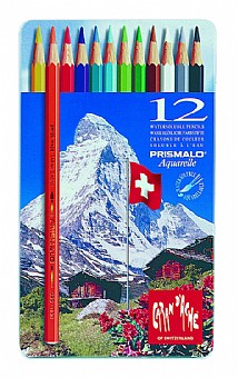 �� 12 ���� ������  PRISMALO Aquarelle - ���� ����� Carandache