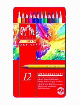 �� 12 ���� ������ ��  Supracolor Soft Aqvarelle - ������ ����� Carandache Artistoft
