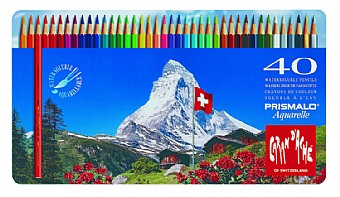 �� 40 ���� ������  PRISMALO Aquarelle - ���� ����� Carandache