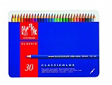 סט 30 עפרונות צבעוניים קלסיק CLASSICOLOR - מבית קרנדש Carand'ache סט 30 עפרונות צבעוניים קלסיק CLASSICOLOR - מבית קרנדש Carand'ache