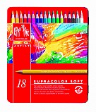 סט 18 צבעי אקוורל רך Supracolor Soft Aqvarelle - ארטיסט קרנדש Carand'ache Artistoft סט 18 צבעי אקוורל רך Supracolor Soft Aqvarelle - ארטיסט קרנדש Carand'ache Artistoft