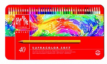�� 40 ���� ������ ��  Supracolor Soft Aqvarelle - ������ ����� Carandache Artistoft