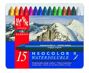 �� 15 ���� ����� ��� - NEOCOLOR 2 Watersoluble- ���� ����� Carandache