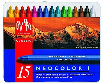 �� 15 ���� ����� ��� - NEOCOLOR 1- ���� ����� Carandache