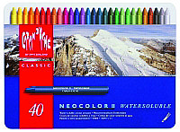 �� 40 ���� ����� ��� - NEOCOLOR 2 Watersoluble- ���� ����� Carandache