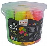 קליי ליצירה מעורב גוונים זוהרים- 300 גרם קליי ליצירה מעורב גוונים זוהרים- 300 גרם