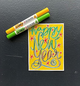 BRUSH PEN - ECOLINE ��� �����