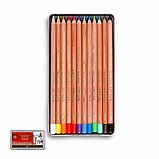 סט 72 עפרונות צבעוניים פוליכולור קויהנור קופסת מתכת סט 72 עפרונות צבעוניים פוליכולור קויהנור קופסת מתכת