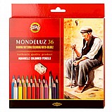 סט 36 עפרונות אקוורל + 2 מכחולים ומחדד KOH-I-NOOR סט 36 עפרונות אקוורל + 2 מכחולים ומחדד KOH-I-NOOR