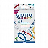 מארז 8 טושים צבעוניים נצנצים- GIOTTO מארז 8 טושים צבעוניים נצנצים- GIOTTO