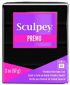 ���� ������� - Sculpey Premo ��� black 5042