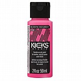 צבע אקרילי לעור- Kicks Studio גוון ורוד זוהר צבע אקרילי לעור- Kicks Studio גוון ורוד זוהר