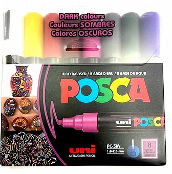 ���� 8 ��� ����� posca PC-5M ������ ����