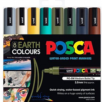 �� 8 ��� ����� posca PC-5M ����� ����