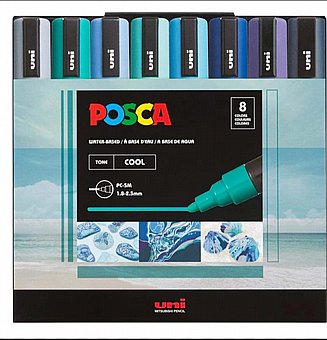�� 8 ��� ����� posca PC-5M ������ ����