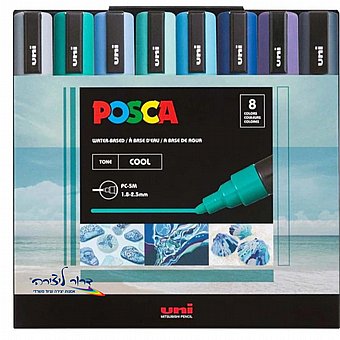 �� 8 ��� ����� posca PC-5M ������ ����