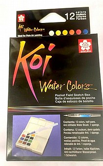 ���� 12 ���� ��� ����� Koi Water Color