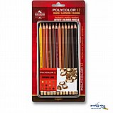 סט 12 עפרונות פוליכולור מבית קוינור- KOH-I-NOOR גווני חום סט 12 עפרונות פוליכולור מבית קוינור- KOH-I-NOOR גווני חום