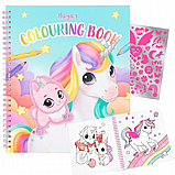חוברת צביעה ומדבקות חד קרן unicorn טופ מודל - Ylvis World top modle חוברת צביעה ומדבקות חד קרן unicorn טופ מודל - Ylvis World top modle