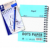 מארז 12 עפרונות רישום שטדלר+ בלוק ציור נקודות מארז 12 עפרונות רישום שטדלר+ בלוק ציור נקודות