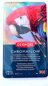 �� 12 ������� �������� ������ Derwent Chromaflow Pencils