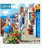 הדבקת אבני שיבוץ יהלומים על בד 30/30 ס"מ - יוון בקיץ הדבקת אבני שיבוץ יהלומים על בד 30/30 ס"מ - יוון בקיץ