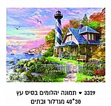 הדבקת אבני שיבוץ יהלומים על בסיס עץ 30/40 ס"מ - שובך לבן עם ציפרים הדבקת אבני שיבוץ יהלומים על בסיס עץ 30/40 ס"מ - שובך לבן עם ציפרים