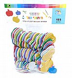 מארז 155 חיתוכי סול תפוח נצנץ צבעוני במגוון גדלים מארז 155 חיתוכי סול תפוח נצנץ צבעוני במגוון גדלים